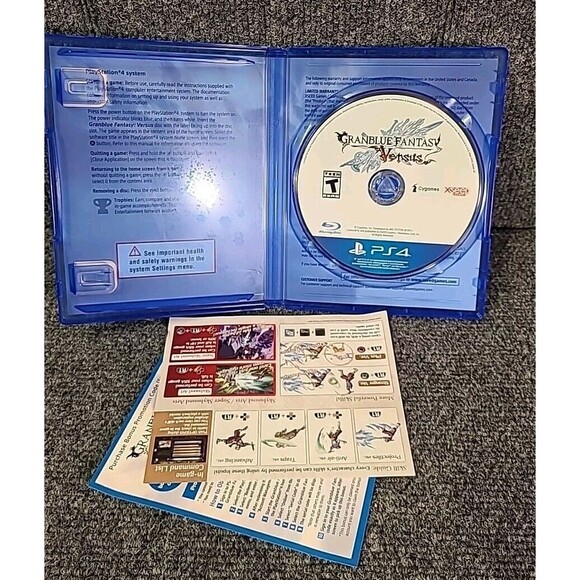 PS4 Granblue Fantasy: Versus (Sony PlayStation 4 No Manual 2020 Tested - Picture 3 of 4